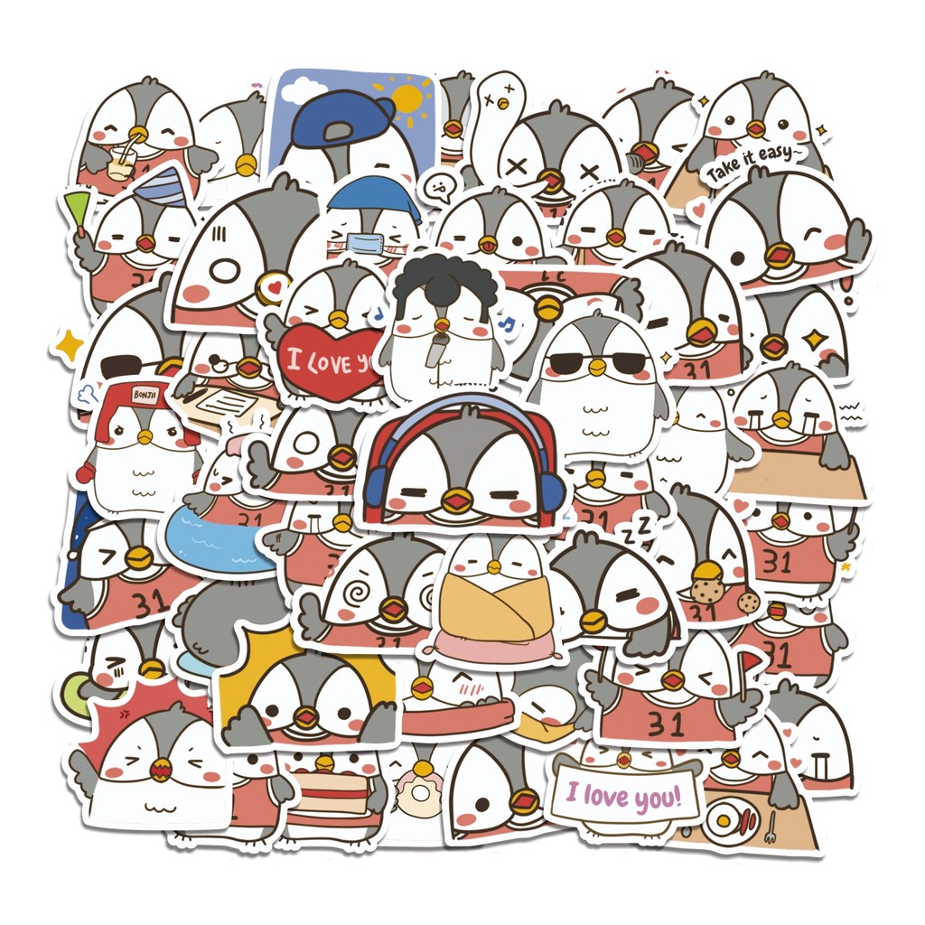 

COD 50 Pcs Stiker Bonji The Cute Owl Lucu Anti Air Untuk Dekorasi Notebook Sepeda Skateboard Handphone