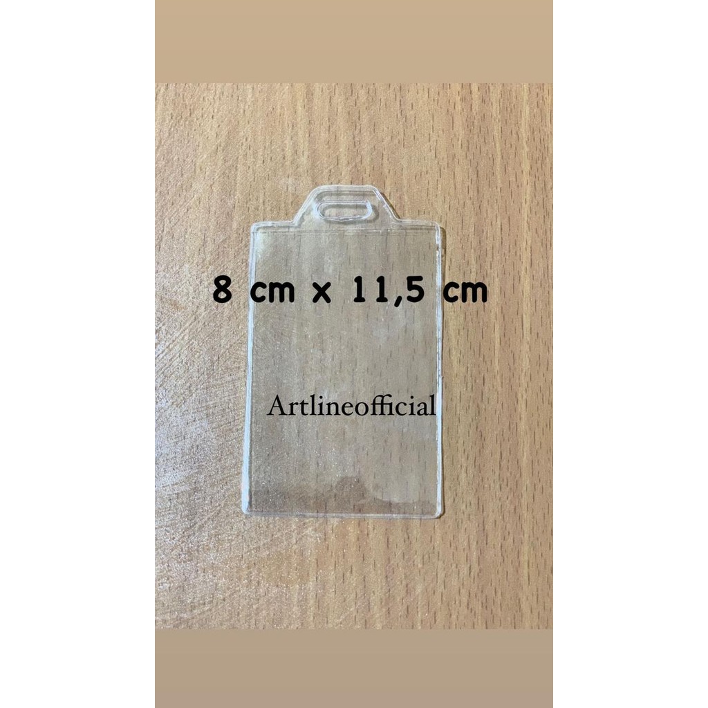 

ANDMA Plastik ID Card / Plastik Panitia / Name Tag 8 cm x 11,5 cm | 100 pcs