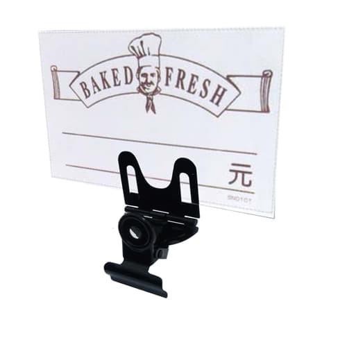 

ANDMA SN85766 Price Tag Holder, Merk SANNENG (Black) isi 10 pcs