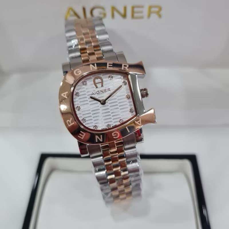 JAM TANGAN WANITA AIGNER MASSA DUE SERIES STAINLESS STEEL WATCH