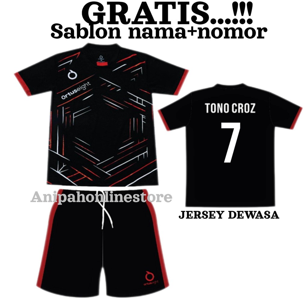 [ Free nama+nomor punggung ] jersey futsal dewasa baju bola dewasa pria