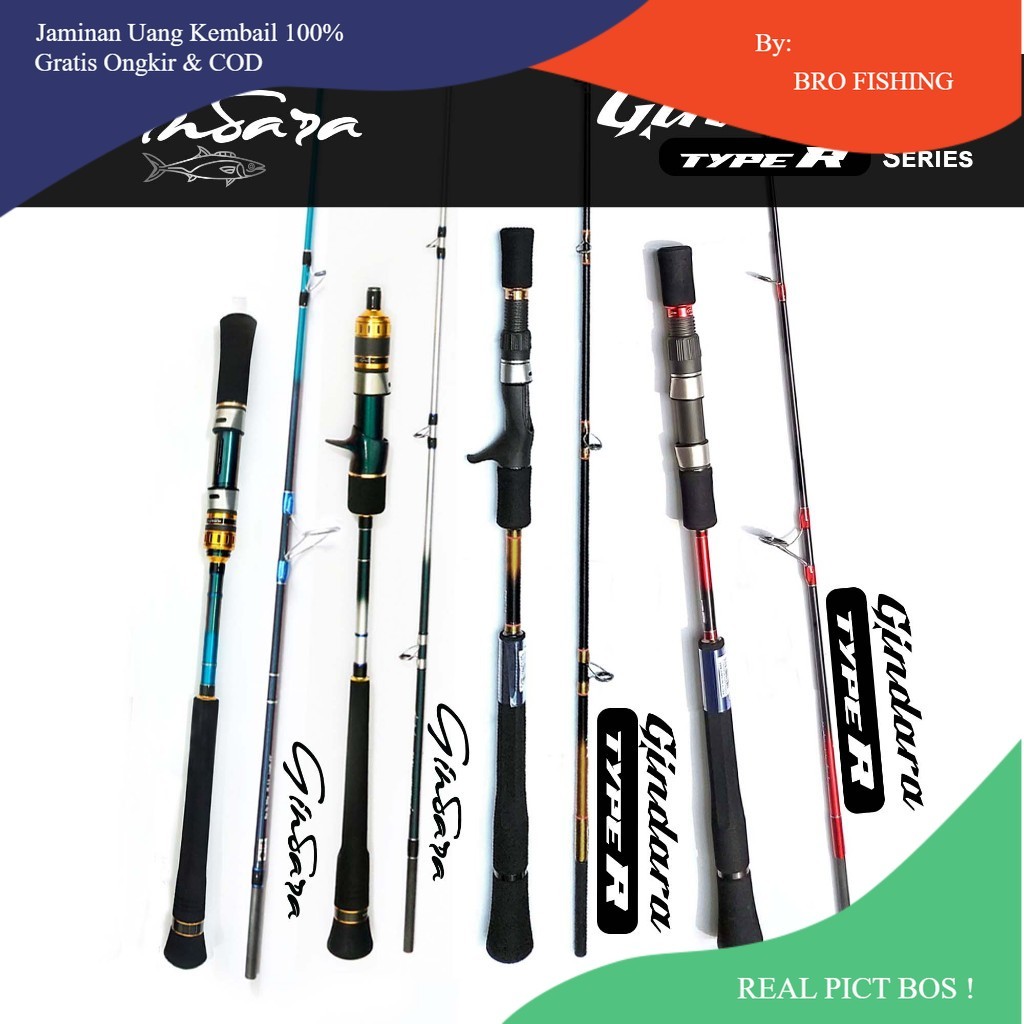 Joran Gindara Type R Joran Jigging Joran Relix Nusantara Gindara R