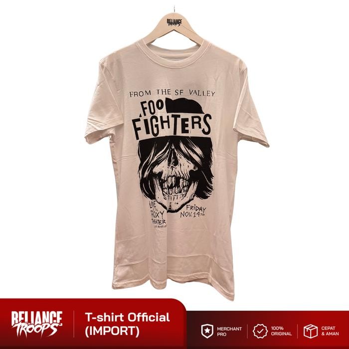 T-shirt Official | Foo Fighters - Roxy Flyer (White)