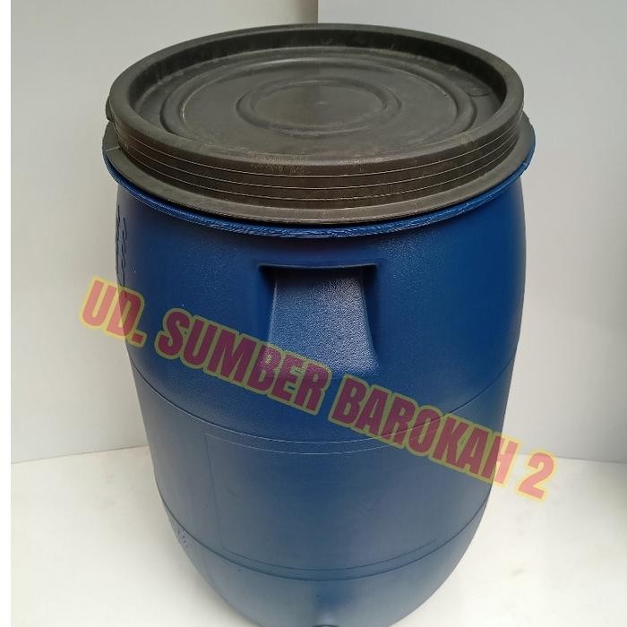tong sampah,tong biru 60L/drum dan gentong