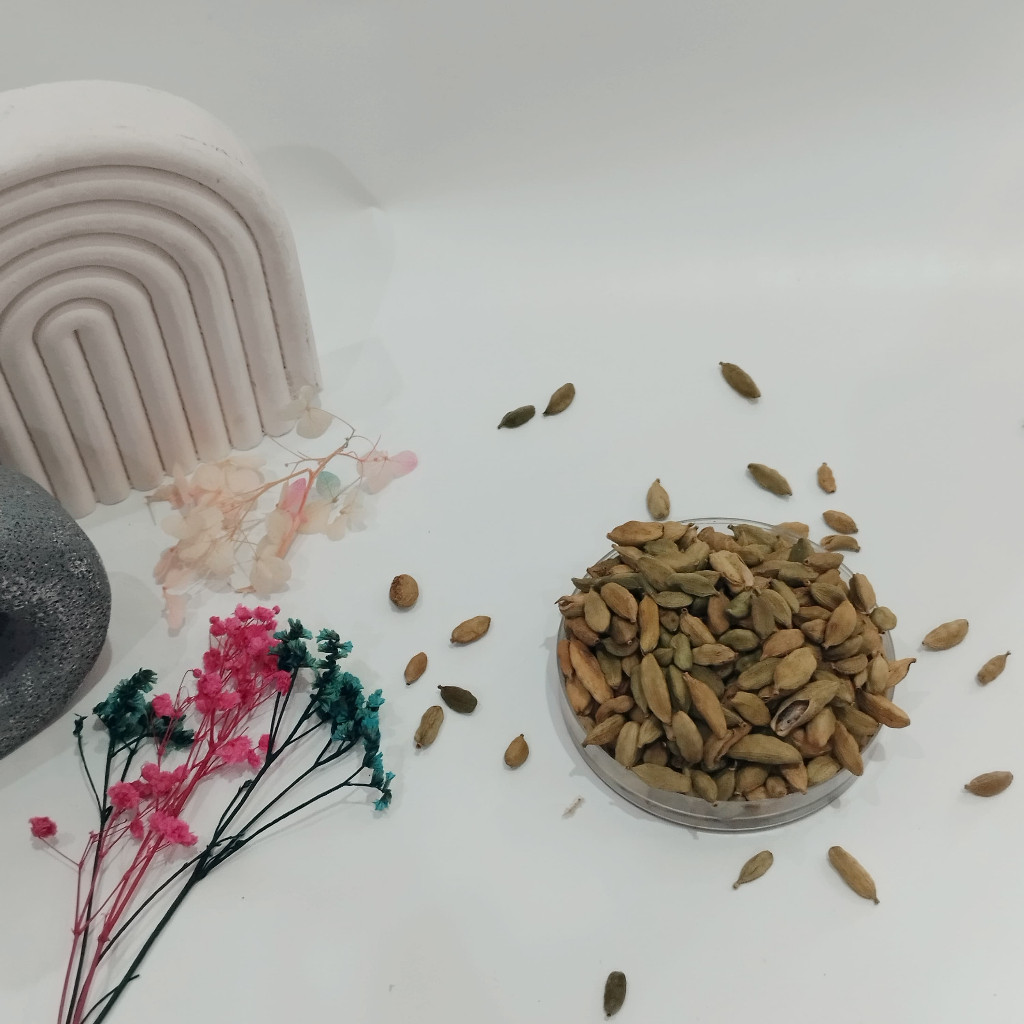 

KAPULAGA HIJAU CURAH KAPULAGA INDIA KEMASAN 1KG GREEN CARDAMOM RED ROSE