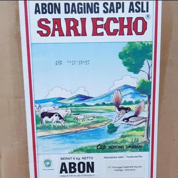

Abon Sapi Sari Echo 6kg [terlaris]