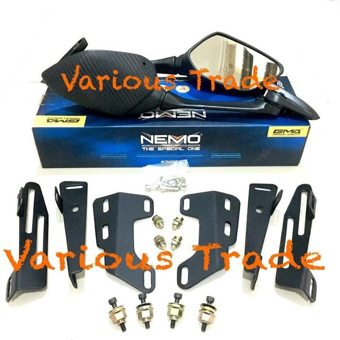 Paket Spion NMAX 2020 New Breket Visor Baut Anti Jebol Nemo Panjang