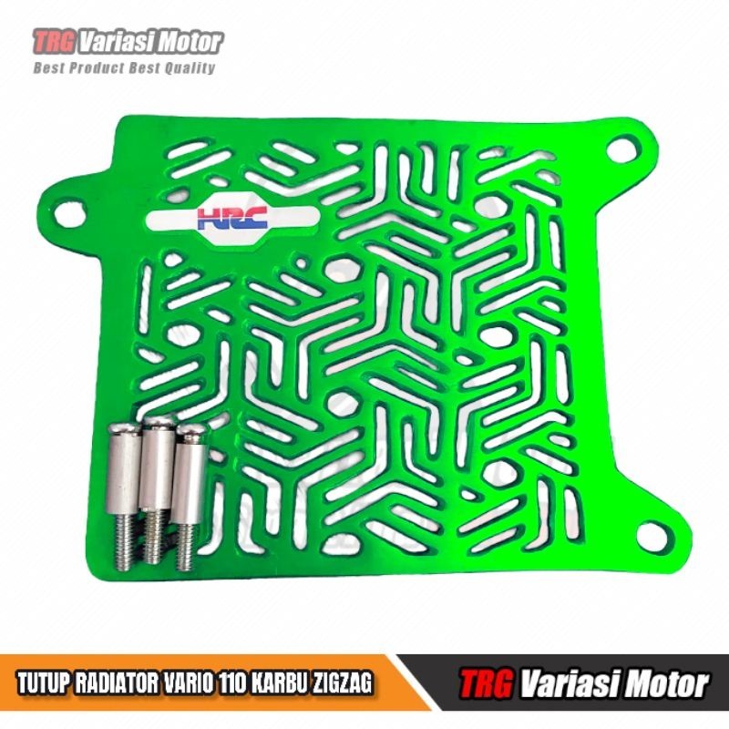 Tutup Radiator Vario 110 Karbu Model Zigzag TRG High Quality MM