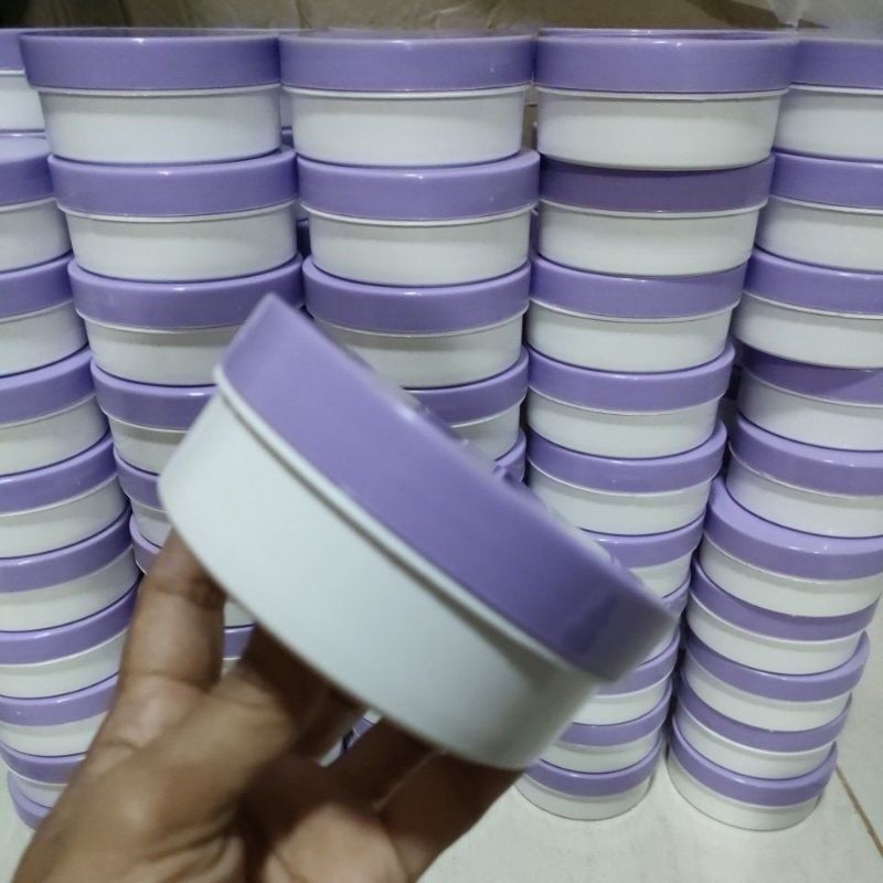 Pot Lulur 250g putih ungu / pot homede 250 gr BY JJS