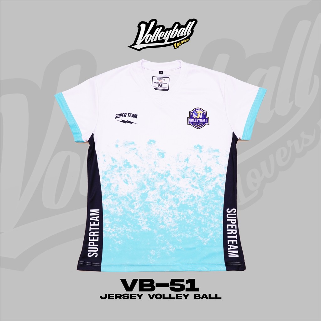 Baju Voli Full Printing / Baju Voli Wanita Full Printing VB 51 Jersey Wanita Badminton Voli Lovers