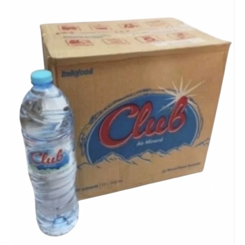 

Air mineral 1500ml club isi 12 botol