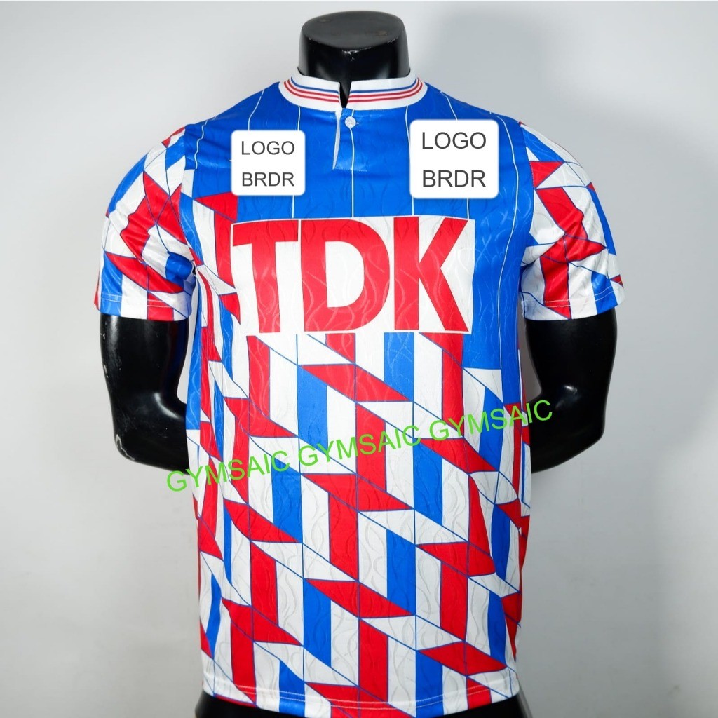 Jersey Retro Ajax Away 1989 1990 Ukuran M-XL