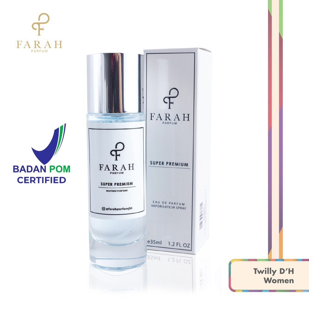 Twilly D'H Women Super Premium by Farah Parfum - Parfume Wanita Tahan Lama