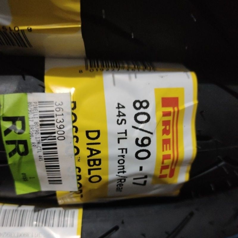 Firelli ban firelli diablo rosso sport ukuran 80/90 ring 17 ban tubles