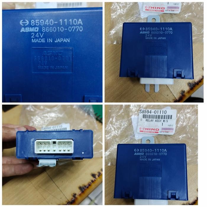 

Relay Wiper / Relay ASMO HINO BUS RK8J/R260 S8594-01110 85940-1110