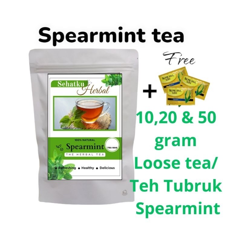 

SEHATKUHERBAL SPEARMINT TEA : TEH HERBAL SPEARMINT 50 GRAM