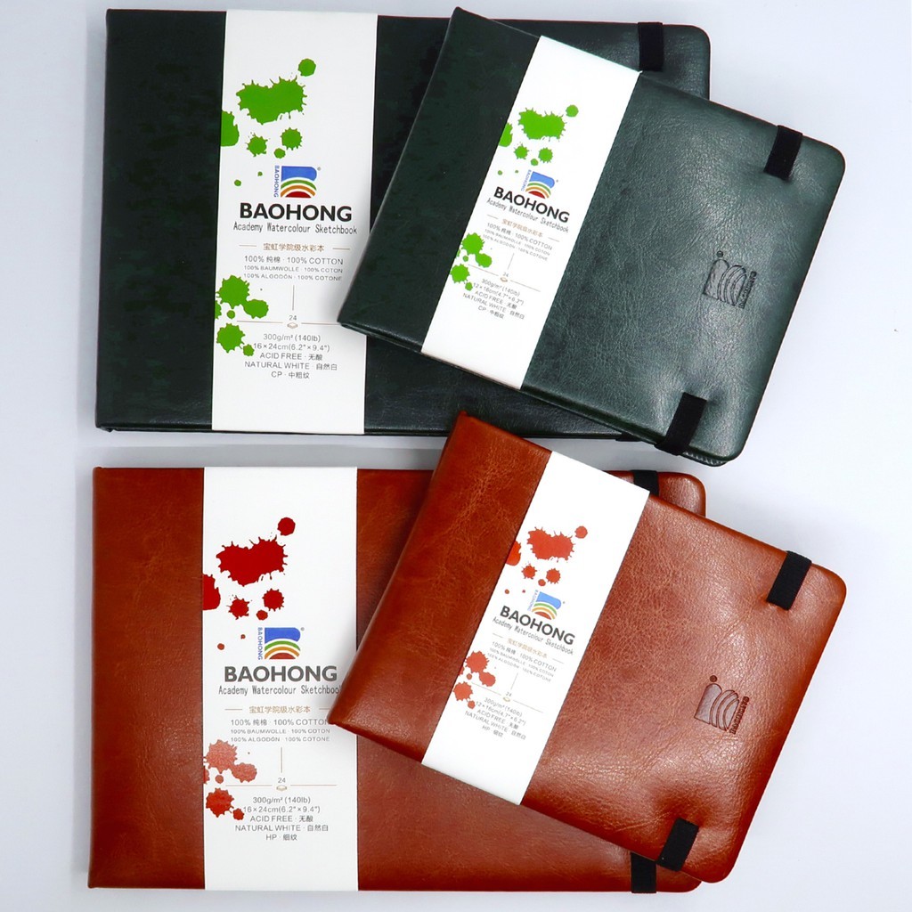 

Baohong - Academy Watercolor Sketchbook 300gsm (HP/CP) - Bali Art Supplies