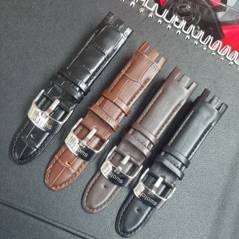 Strap Tali Jam Swatch 007 Tali Kulit Jam Swatch YTS 401 YTS 402