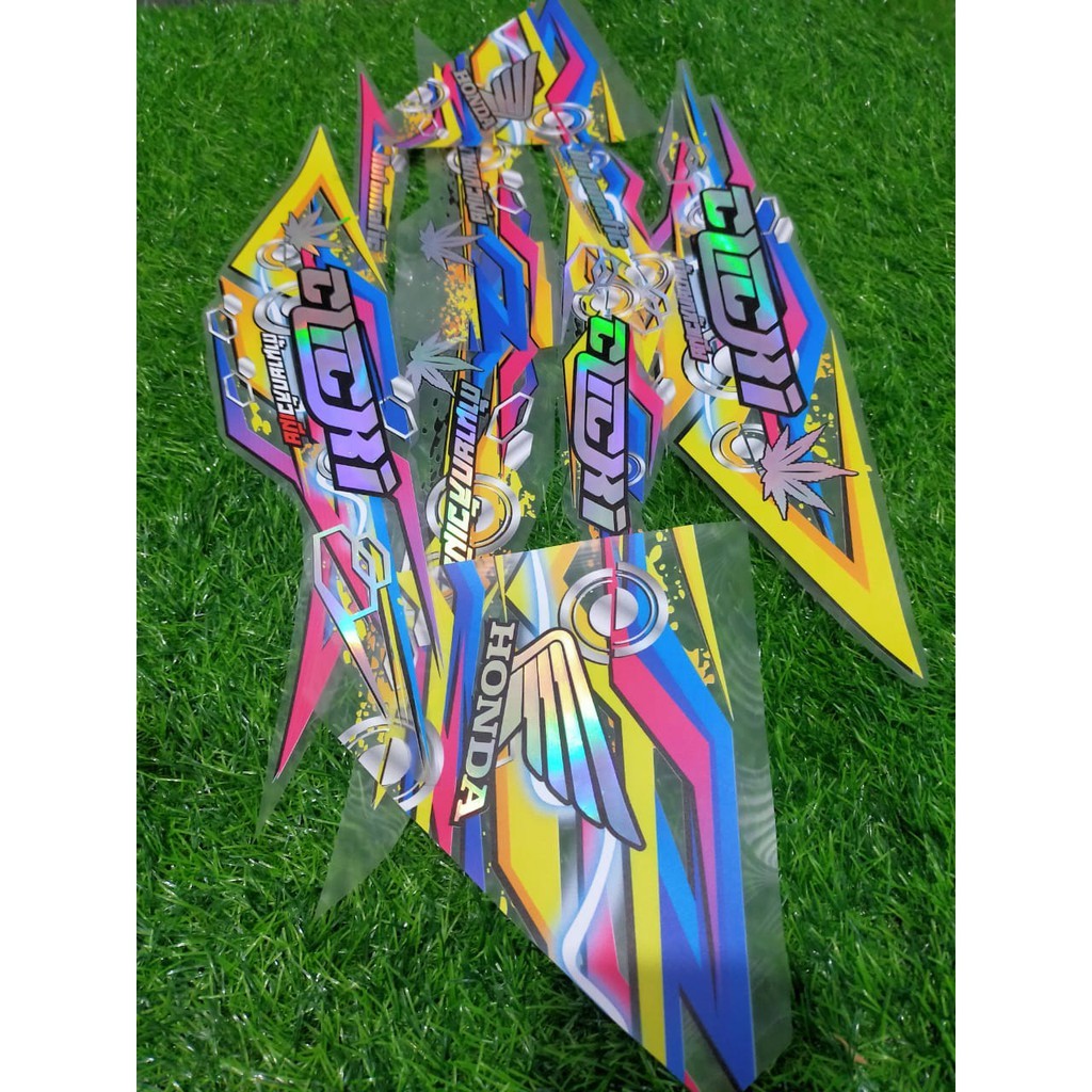 STRIPING TRANSPARAN HOLOGRAM VARIO LED 125/150