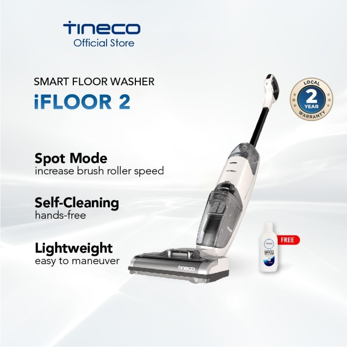 Tineco iFLOOR 2 Powerful Wet Dry Cordless Stick Vacuum Cleaner Mop
