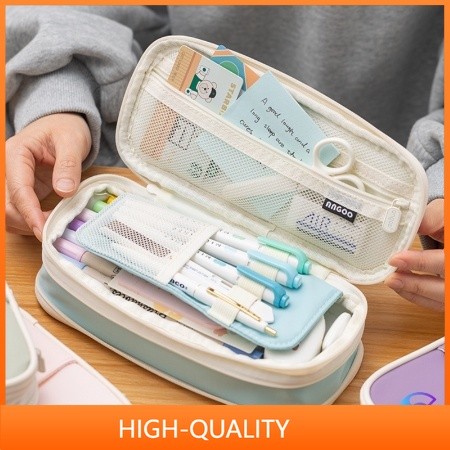 

【COD】Tempat pensil/kotak alat tulis berkapasitas Student Stationery Organizer School Supplies