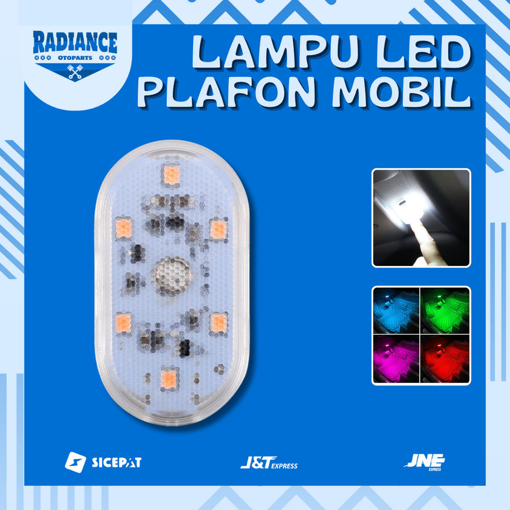 Lampu Plafon Mobil / Lampu LED Sentuh Plafon / Dashboard Mobil /  Lampu Tempel Tanpa Kabel Plafon Mo