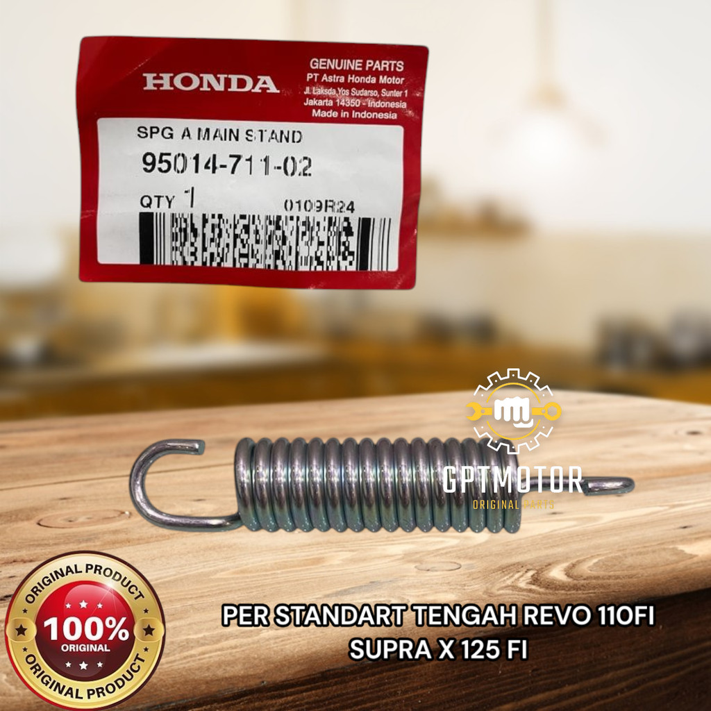 PER STANDAR TENGAH REVO 110 FI SUPRA X 125 SUPRA X 125 FI NEW HONDA 95014-711-02 ORIGINAL