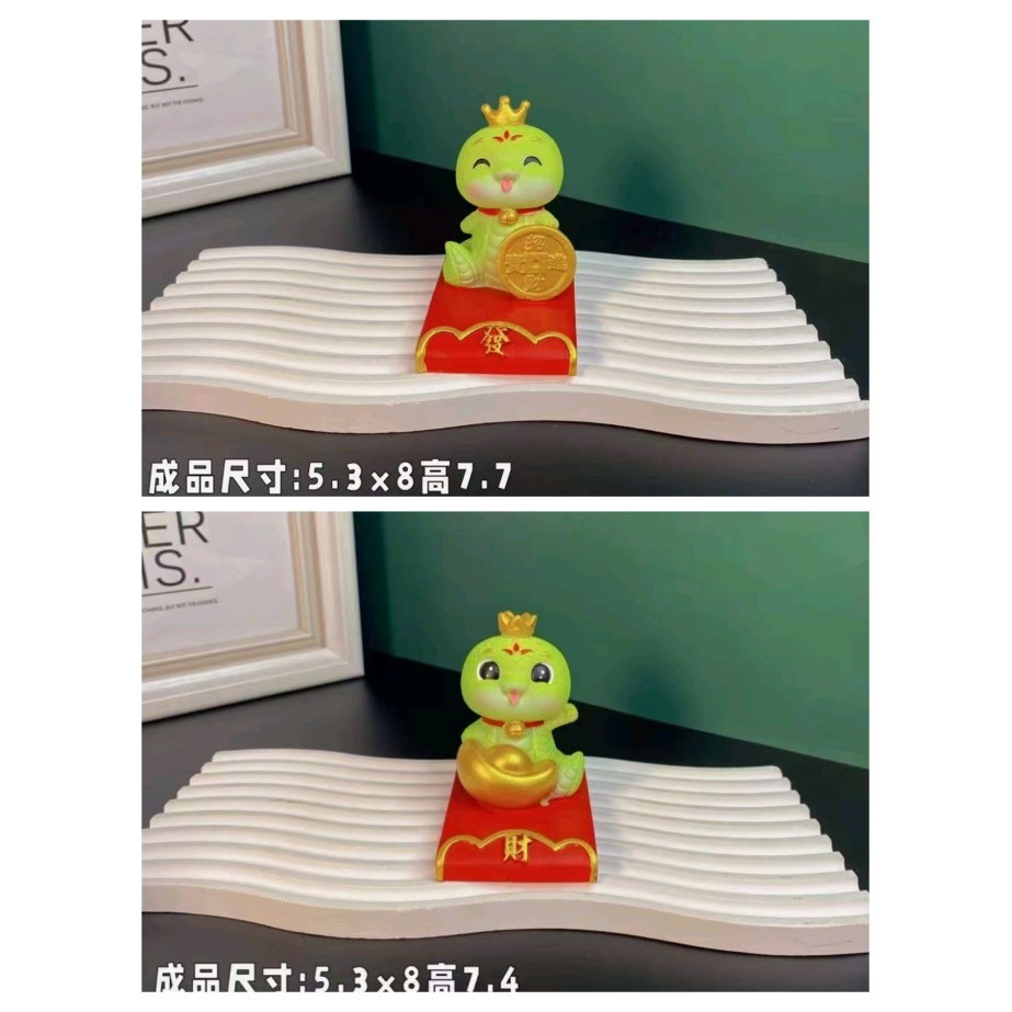 Cetakan SIlikon Prosperity Wealth CNY Snake Gold Coin Ingot  - Ular Koin Emas 3D Mold - Snake - Ingo