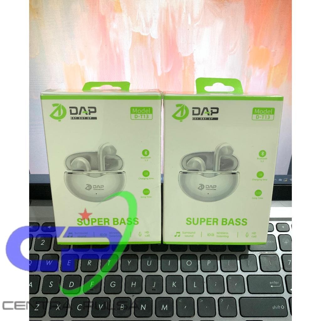 DAP TWS Bluetooth D-T13/D-T11/D-T10 Super Bass Headset Bluetooth Wireless Listening