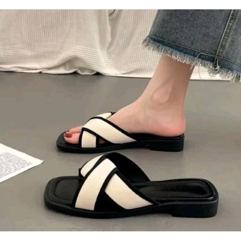 Sdz Footwear - sandal teplek wanita - sandal teplek wanita import kekinian - sandal teplek wanita te