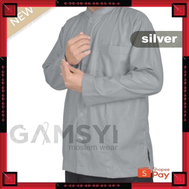 [PREMIUM ORIGINAL] BAJU KOKO POLOS LENGAN PANJANG/KOKO HABAIB, BAJU KOKO GAMSYI