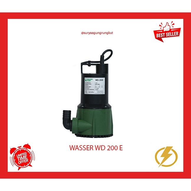 POMPA CELUP WASSER 200 WATT WD - 200 E