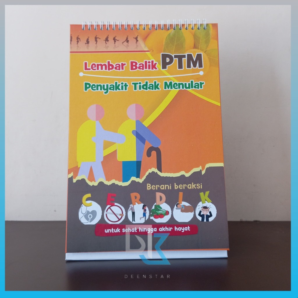 Lembar Balik PTM, Buku Lembar Balik Penyakit Tidak Menular, Lembar Balik Edukasi Kesehatan