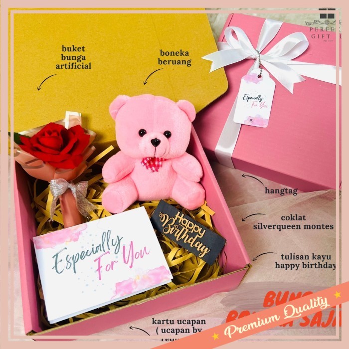 

Hampers buat pacar teman sahabat bestie unik lucu keren kekinian / Hampers Ulang Tahun / Kado Ulang Tahun Cewek / Kado Valentine / Hadiah - Bunga&BonekaSja, Happy Valentine