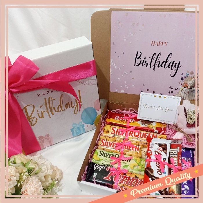 

Hampers buat pacar teman sahabat bestie unik lucu keren kekinian / Hampers Coklat Kado Valentine Kado Ulang Tahun Anniversary Gift Bunga - Luxury