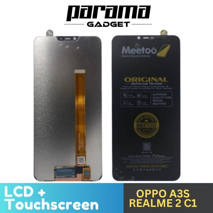 LCD OPPO A3S Touchscreen original meetoo Crown
