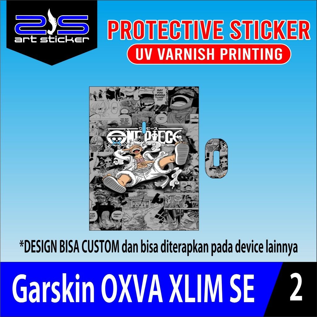 

PROMO stiker0xvaxlim SE Luffy Gear 5 UV Varnish Printing