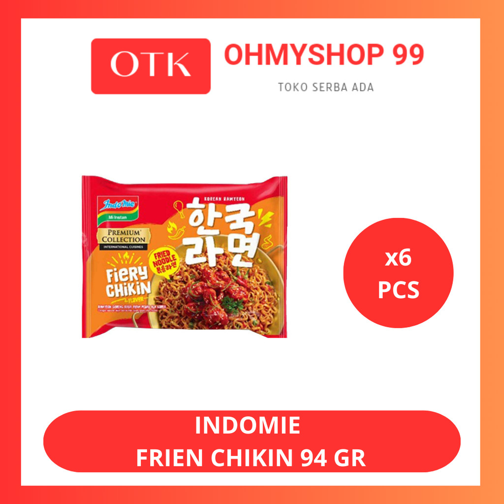 

Indomie Premium Collection Fiery Chickin 6x94gr