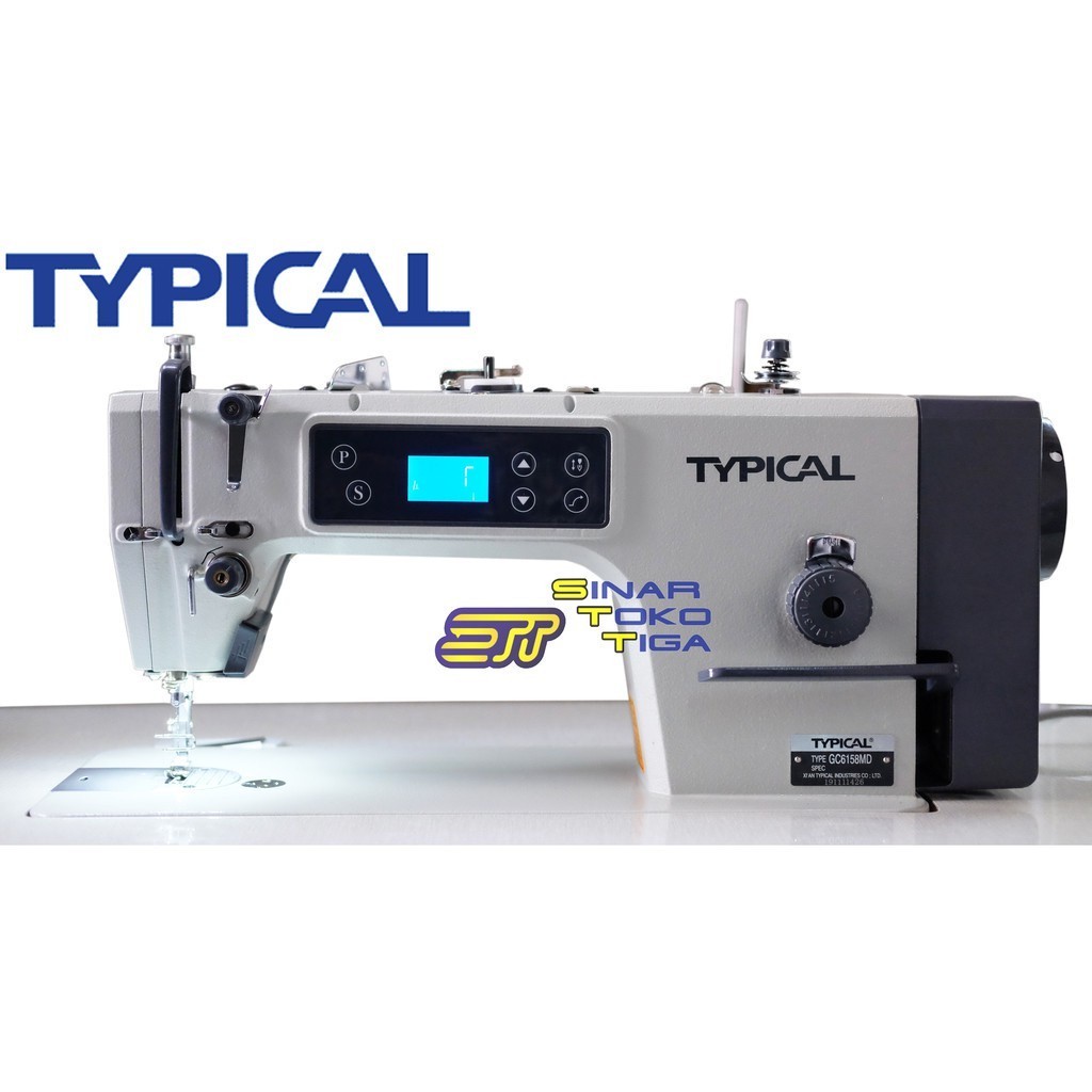 FREE ONKIR TYPICAL GC 6158MD MESIN JAHIT SERVO HIGH SPEED KONVEKSI GC 6158 MD GC6158MD GC 628D
