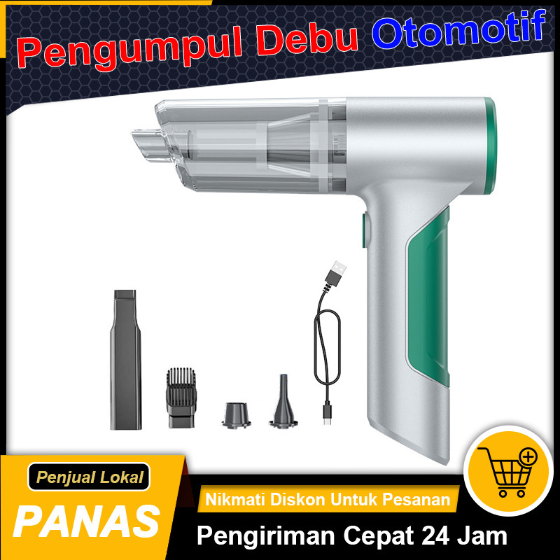 Penyedot Debu Mobil 3 in 1 Penyedot Debu Portabel Nirkabel Pompa Vakum Genggam Untuk Aksesoris Mobil