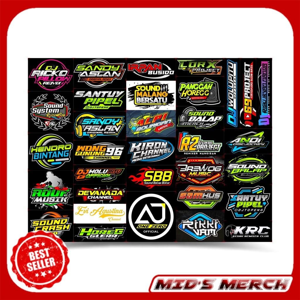 MM - Stiker DJ Remixer / 69 project / Brewog - Pahe Isi 33 -  AJY Sandy Aslan Ricko Pillow | VINYL T