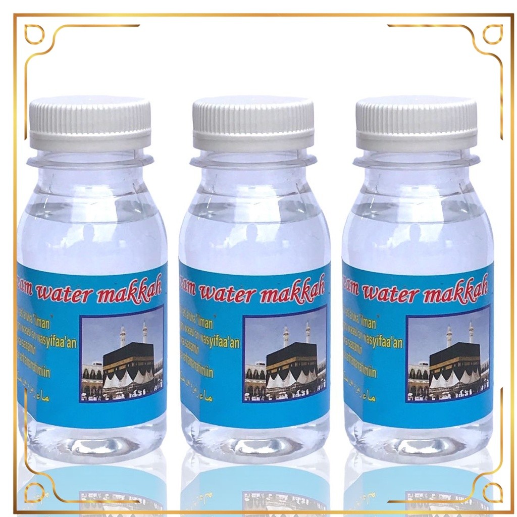 

Air Zam zam 100ml Asli Original Arab Saudi Untuk Oleh oleh Haji Umroh Souvenir Tanah Suci Haramain