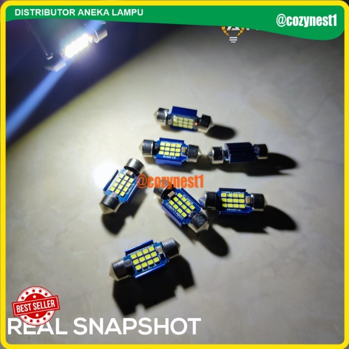 (ALT) Lampu Led Plafon Mobil Kabin 31 ARTBLUE Xpander Avanza Calya Sigra - Putih, jazz