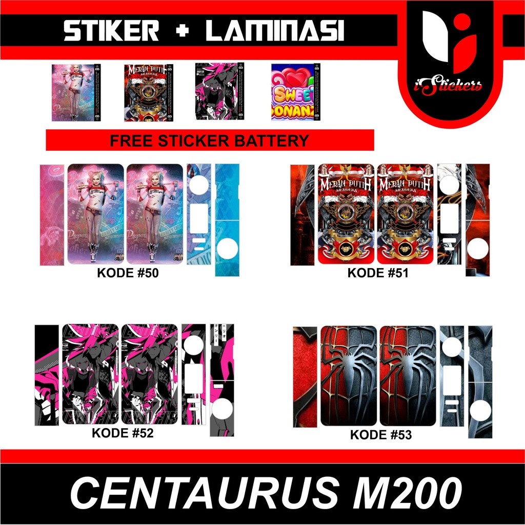 

Stiker Garskin Centa M200 Fullbody UV Printing