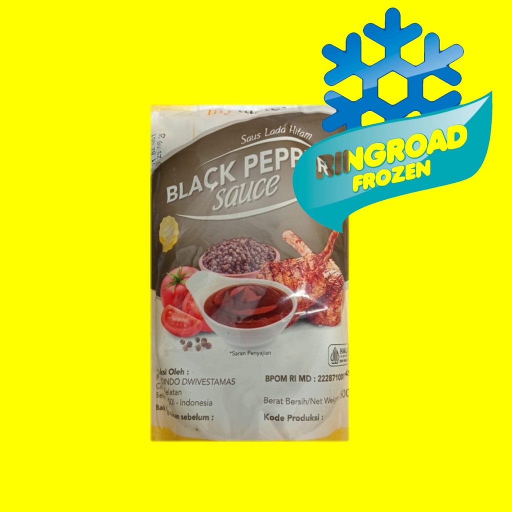 

MYTASTE BLACK PEPPER SAUCE 500 GR