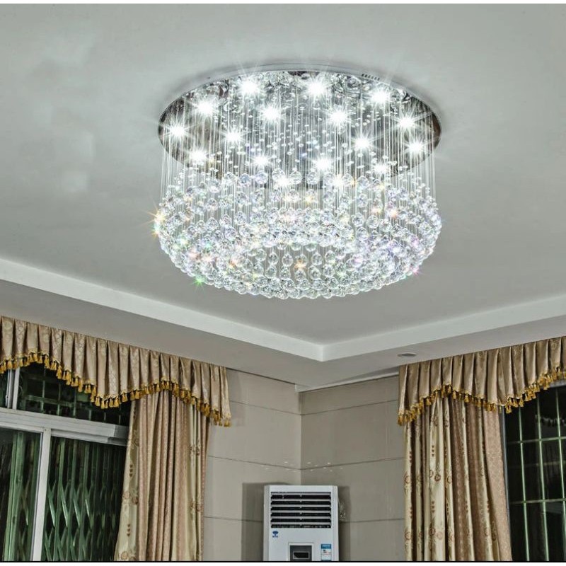 Lampu hias plafon ruang tamu ruang keluarga Lampu kristal SL47415