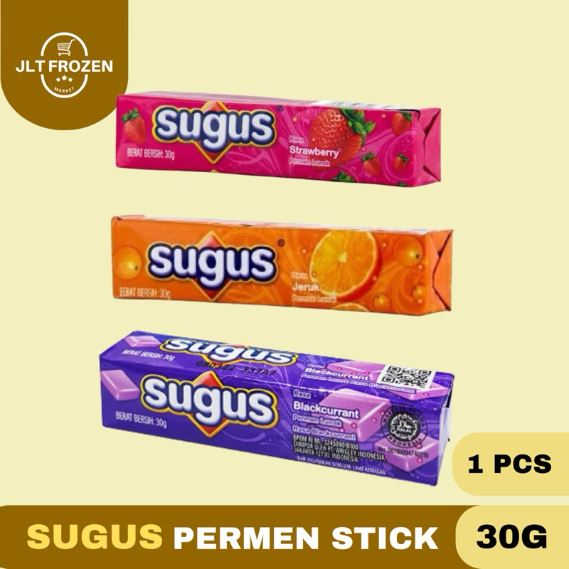 

Permen Sugus Stick / Candy Stick Sugus Strawberry / Blackcurrant / Jeruk - 30g 1PCS