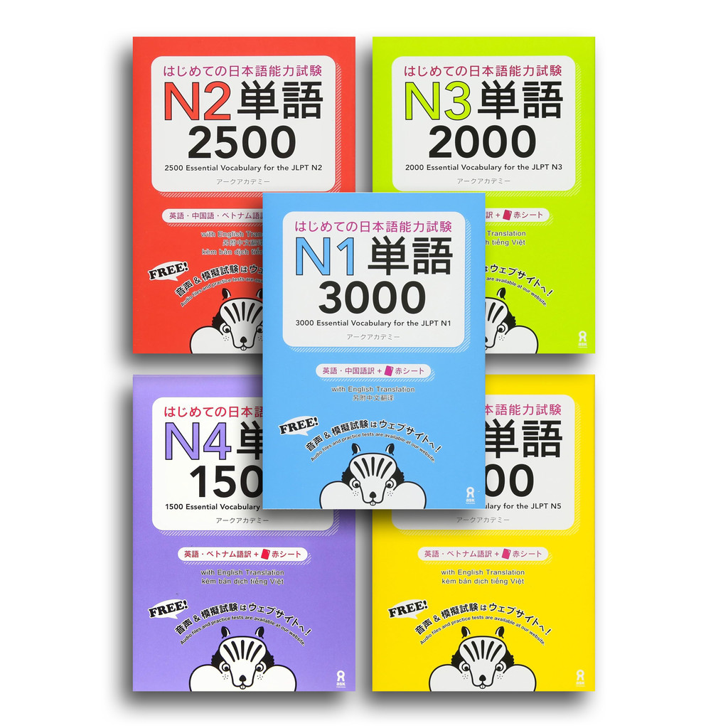 Buku Essential Vocabulary For JLPT N1 N2 N3 N4 N5