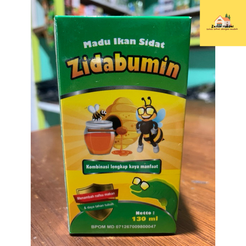 

Madu Zidabumin Madu Ilan Sidat Menambah Nafsu Makan Dan Daya Tahan Tubuh netto 130ML