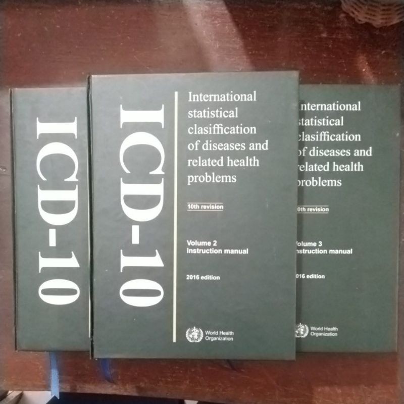 Buku ICD - 10 Volume 1, 2 & 3 (set) edisi 2016